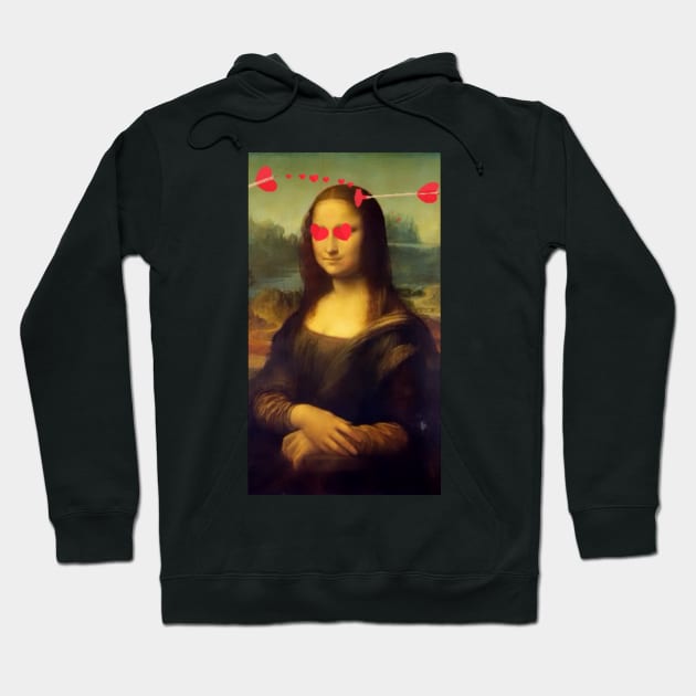 Gioconda - Mona Lisa instagram filters - Hearth Eyes Hoodie by Uwaki